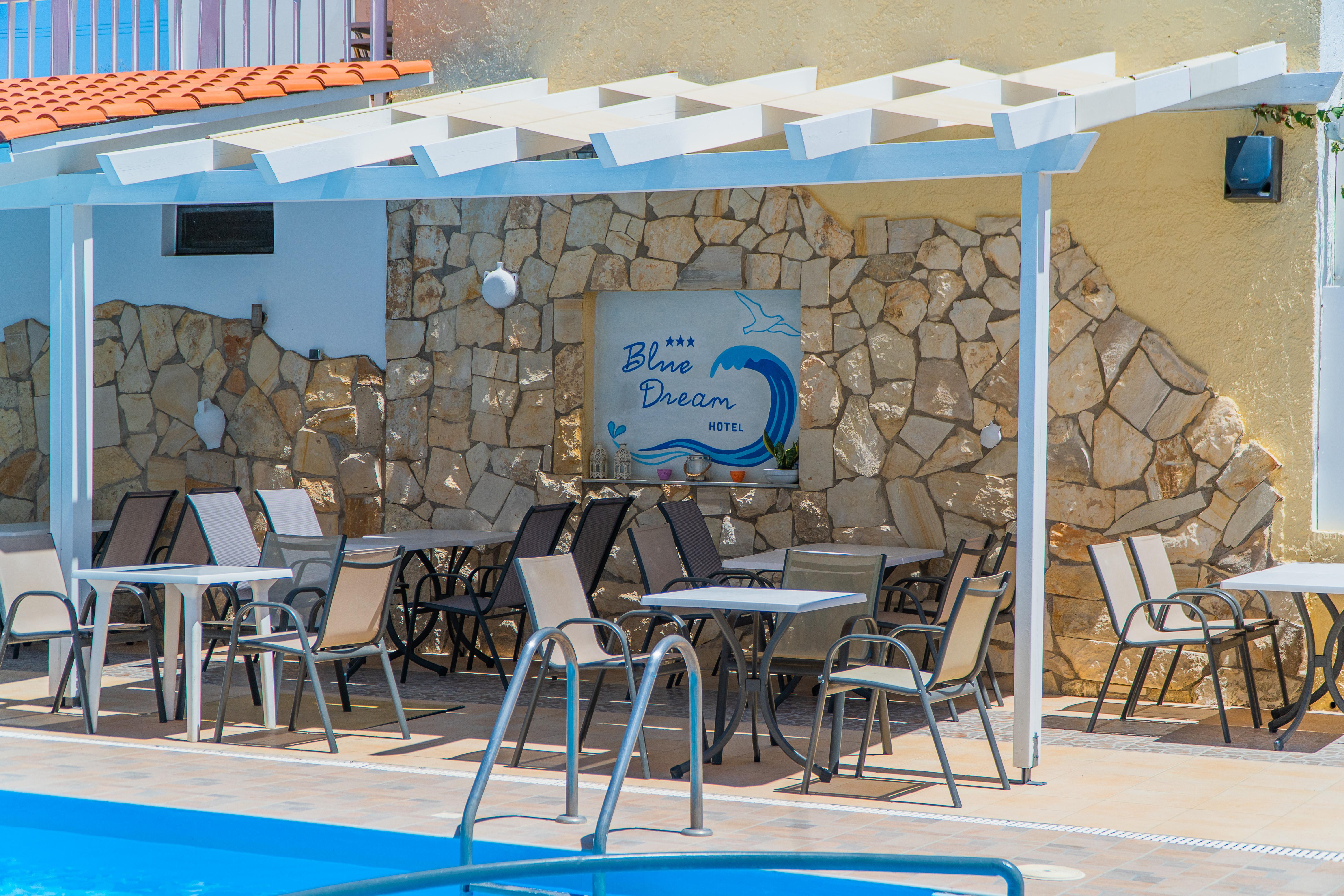 Blue Dream Hotel Stavromenos  Bagian luar foto